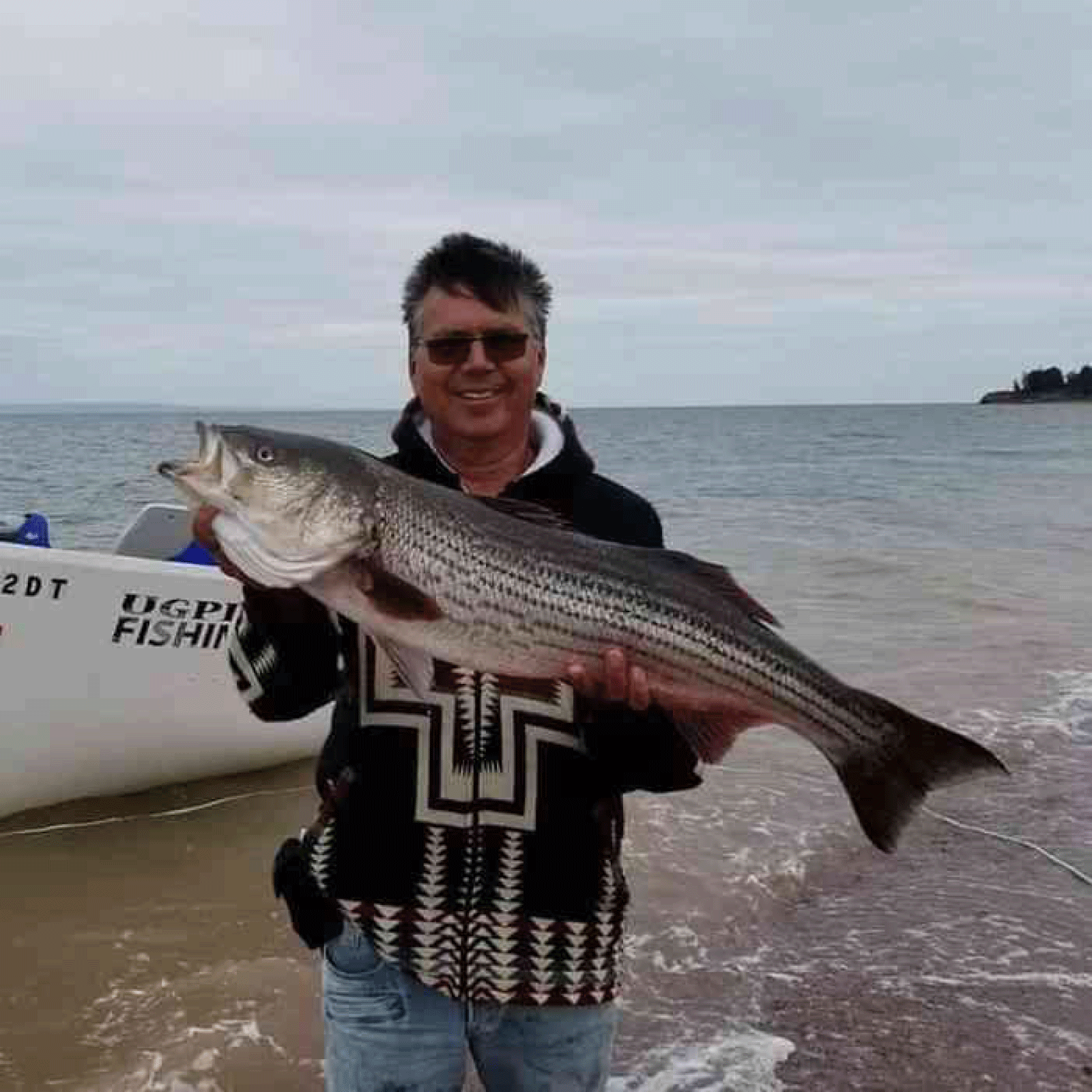 Man holding large fish